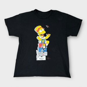 Bart Simpson Parody T-Shirt Takis Sneakerhead Mashup Graphic Tee‎ Size S/M Black
